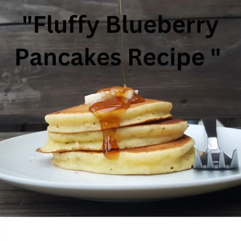 Fluffy-Blueberry-Pancakes-Recipe-🥞🫐