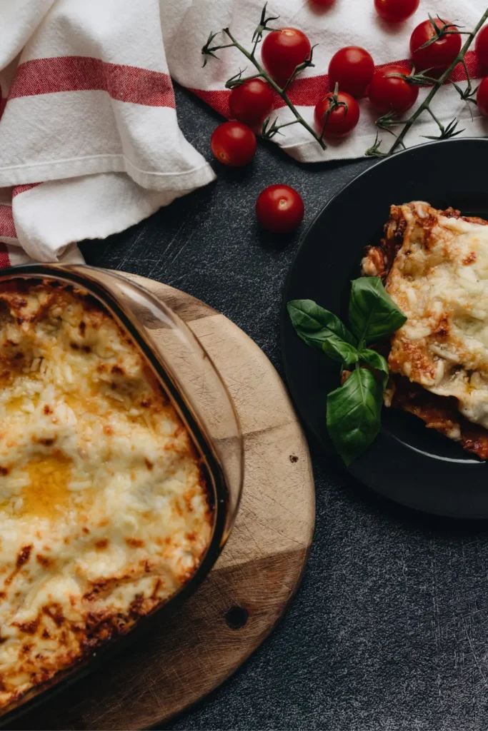 "Three-Cheese Pesto Lasagna: Layers of Cheesy Elegance!