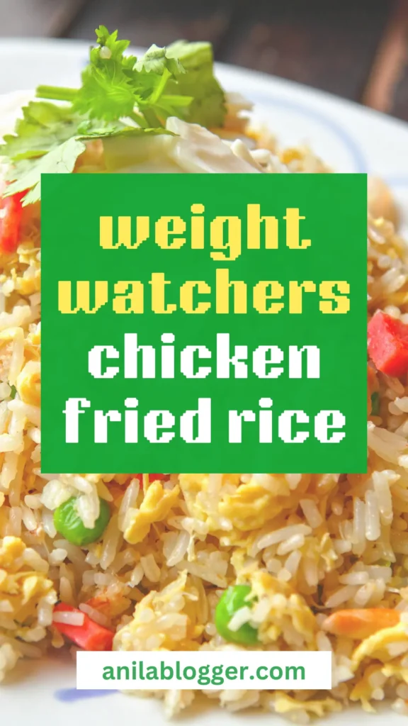 Weight Watchers Chicken Fried Rice!