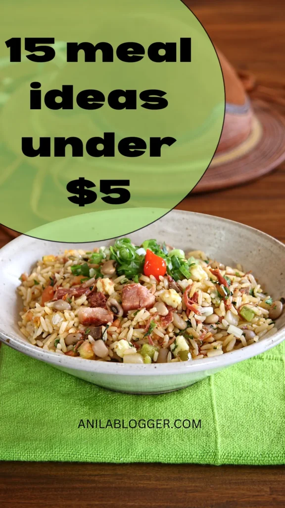 15 meal ideas under $5 15 meal ideas under $5