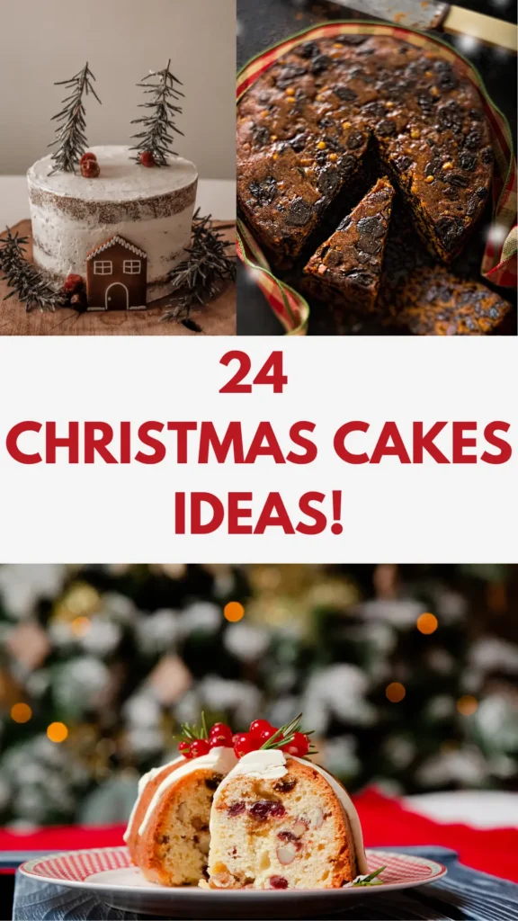 24 Christmas Cakes to Sweeten Your Holidays