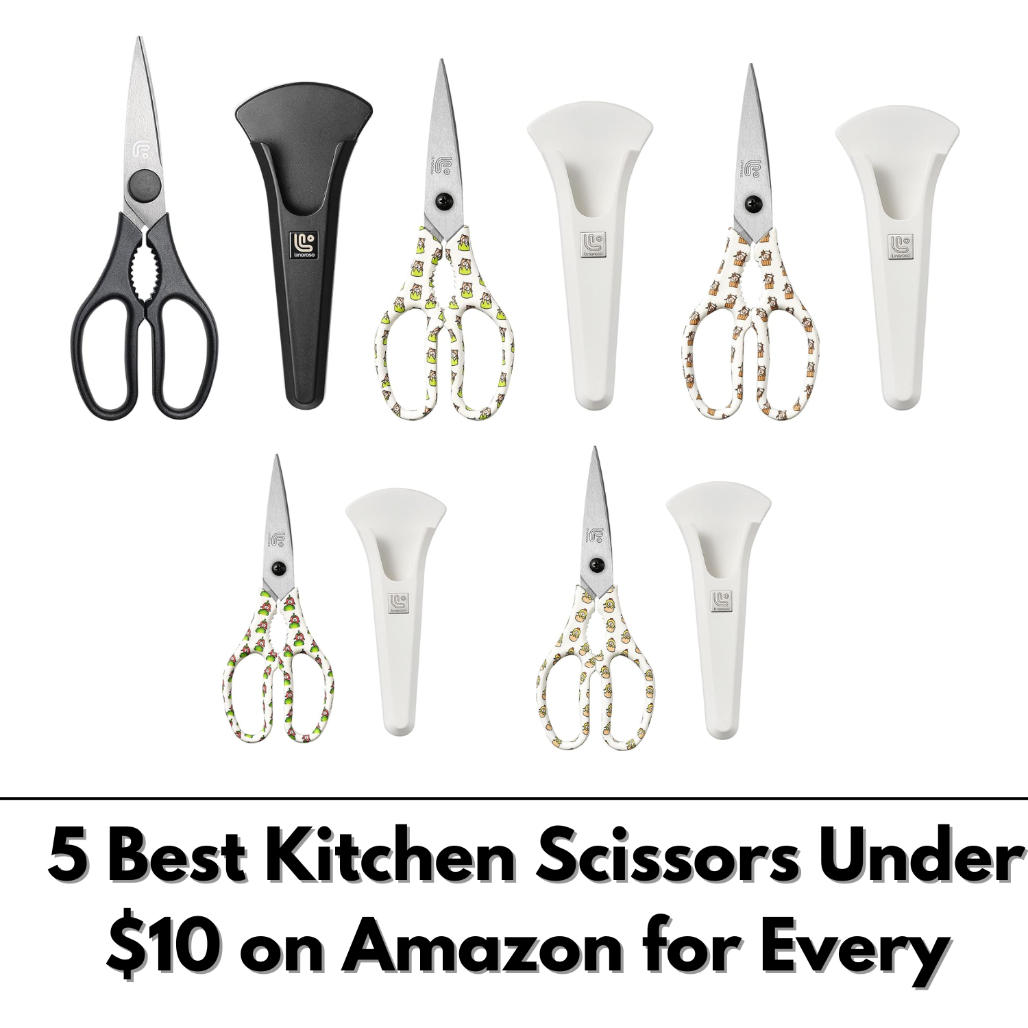 5 Best Kitchen Scissors Under $10 on Amazon