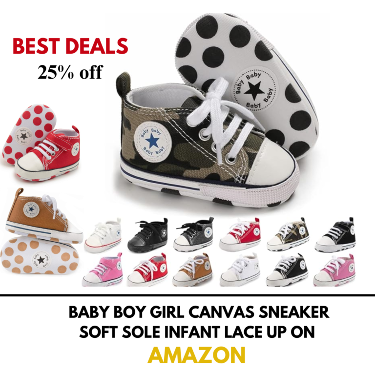 Baby-Boy-Girl-Canvas-Sneaker-Soft-Sole-Infant-Lace-Up