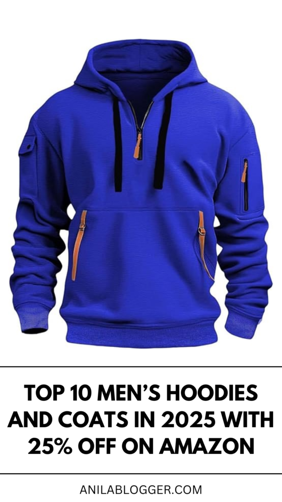 Top 10 Men’s Hoodies and Coats in 2025 with 25% Off on Amazon
