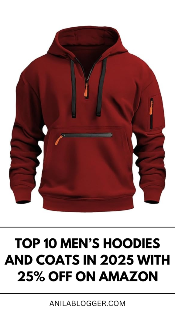 Top 10 Men’s Hoodies and Coats in 2025 with 25% Off on Amazon