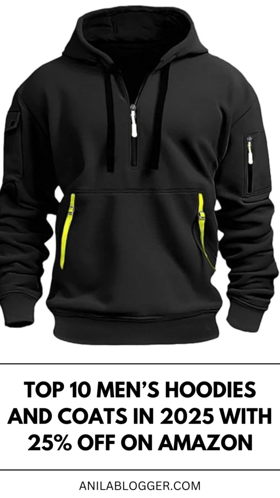 Top 10 Men’s Hoodies and Coats in 2025 with 25% Off on Amazon