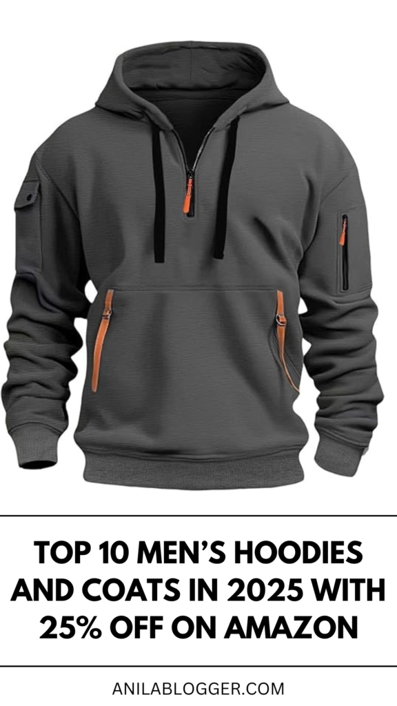 Top 10 Men’s Hoodies and Coats in 2025 with 25% Off on Amazon