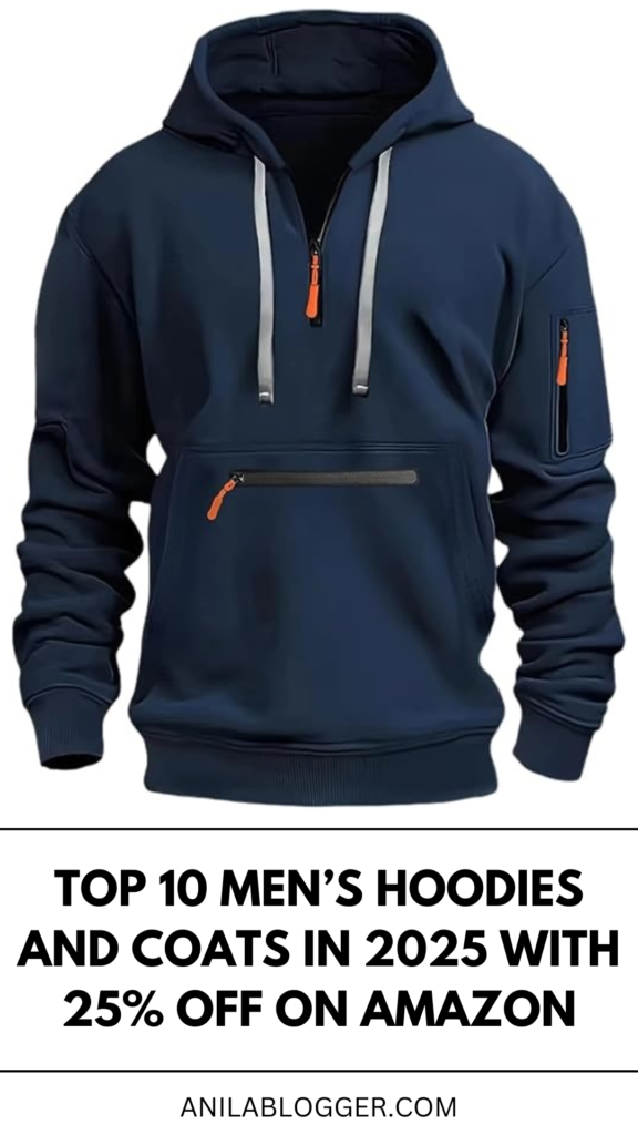 Top 10 Men’s Hoodies and Coats in 2025 with 25% Off on Amazon